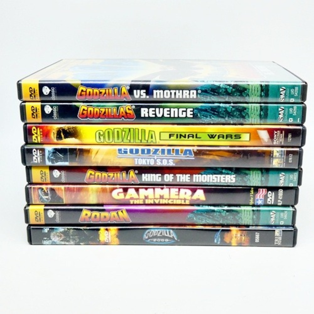 Huge Godzilla 8 DVD Lot Vs Mothra Revenge Final Wars Rodan 2000 Tokyo SOS King